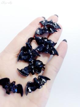 schwarze Acryl Fledermäuse